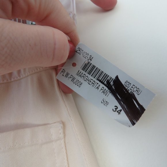 PALOMA WOOL Margherita Cream Ecru Cotton Twill Pants Size EU 34 / XS NWT - Picture 15 of 15